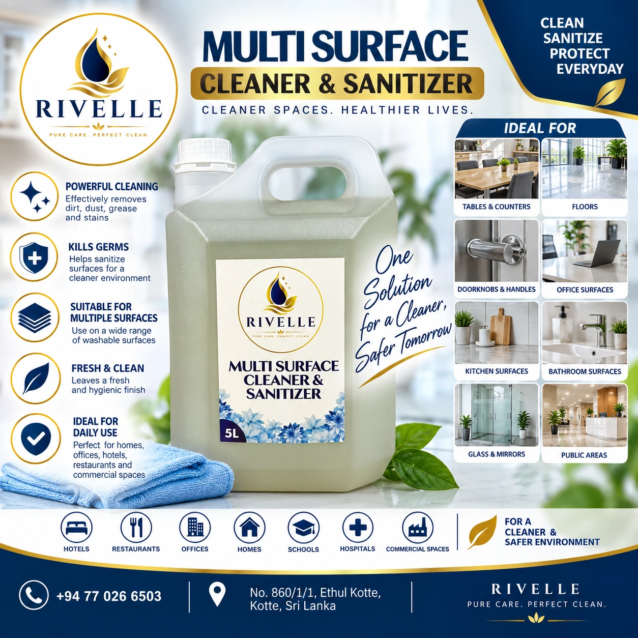 Multi Surface Cleaner & Sanitizer