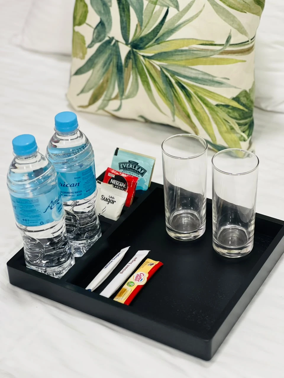 Wooden Tea & Coffee Amenities Tray - Image 4