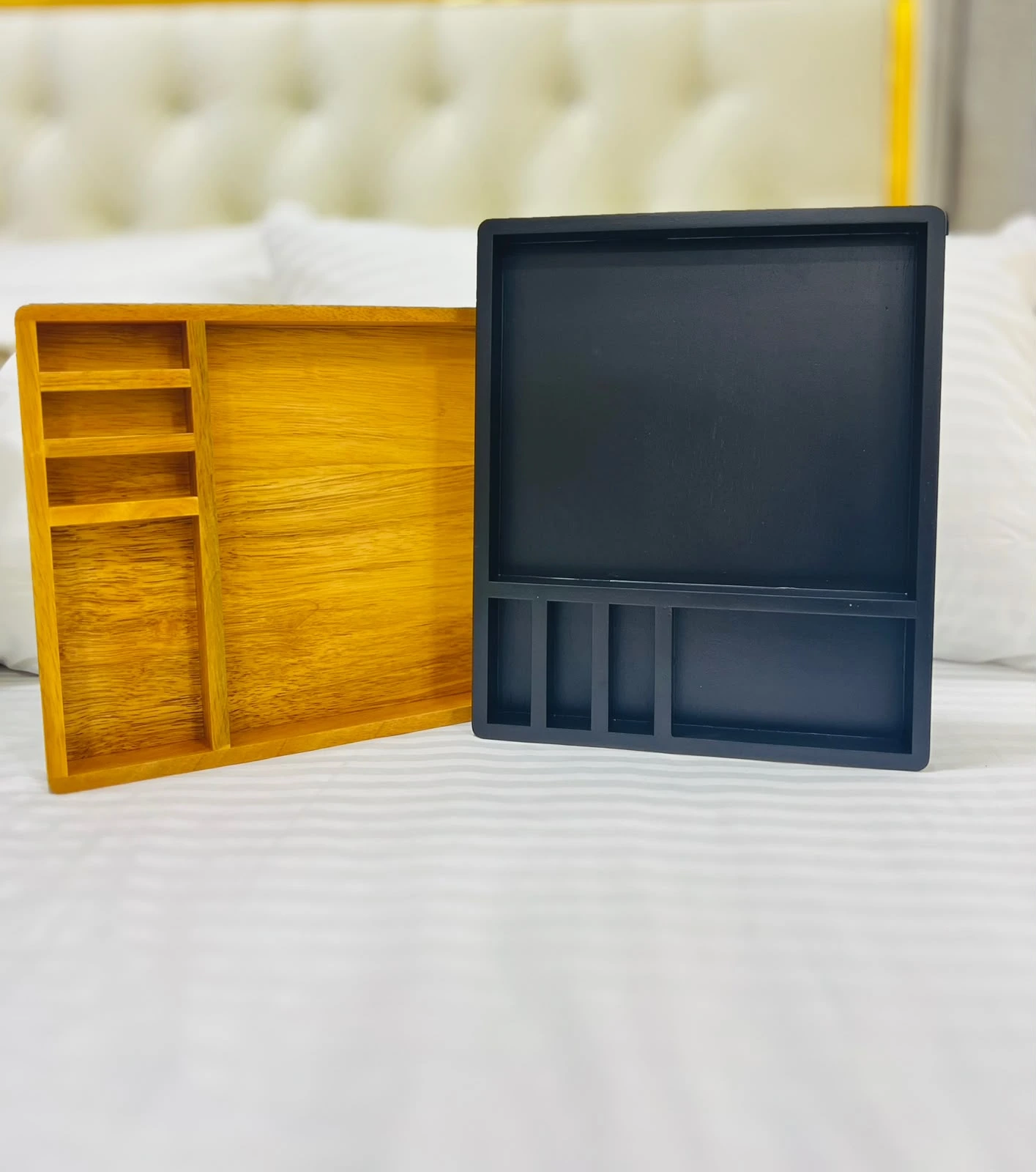 Wooden Tea & Coffee Amenities Tray